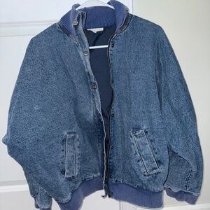 Bohme Denim Bomber Jacket Small EUC